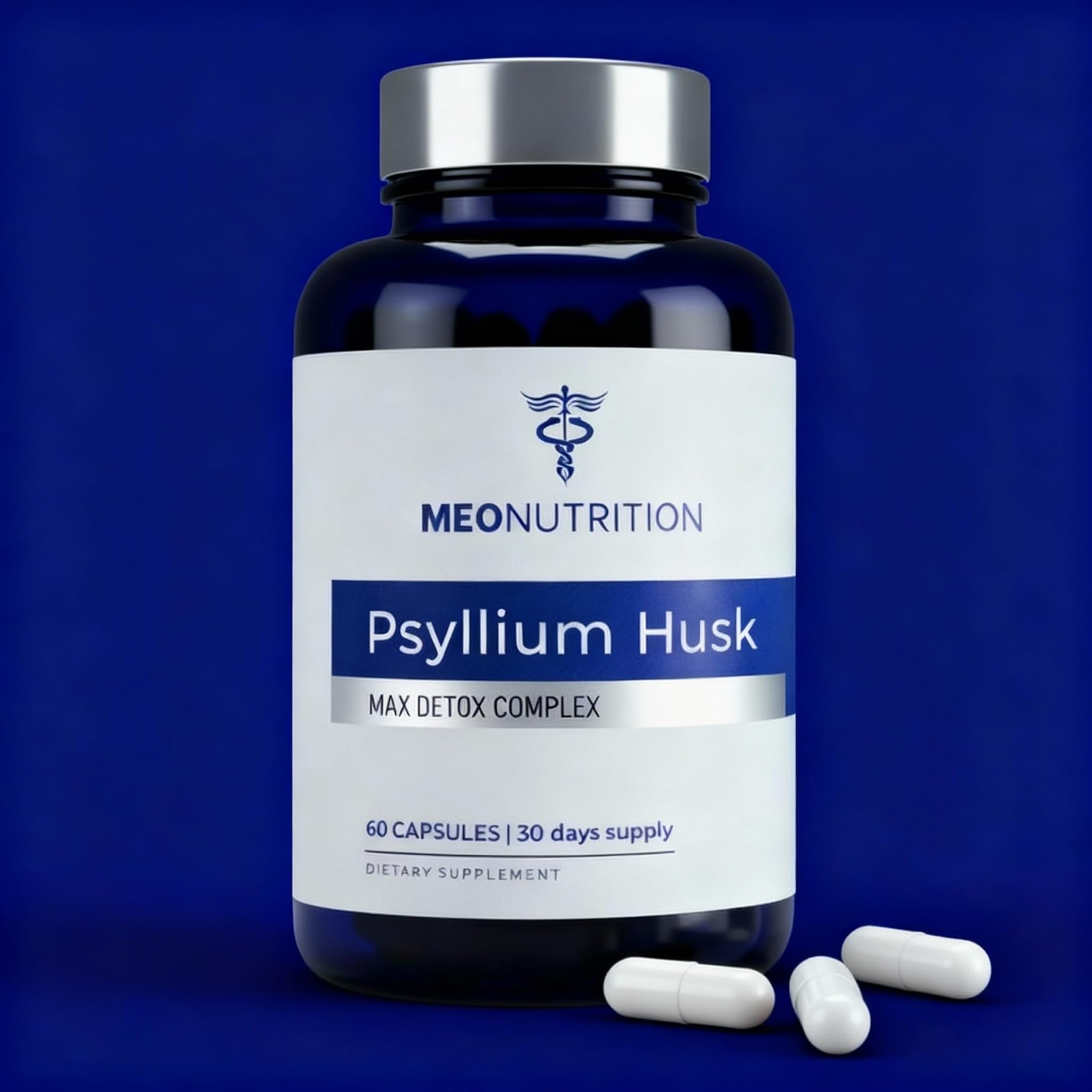Amazon.com: Meo Nutrition Psyllium Husk Capsules 1520mg - Max